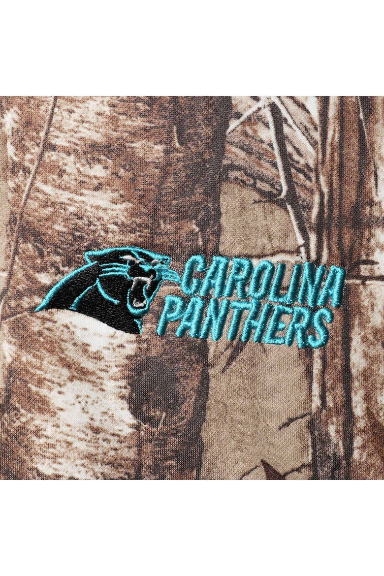 Men's Dunbrooke Realtree Camo Carolina Panthers Trophy Tech Fleece Full-Zip Hoodie, Alternate, color, Realtree Camo