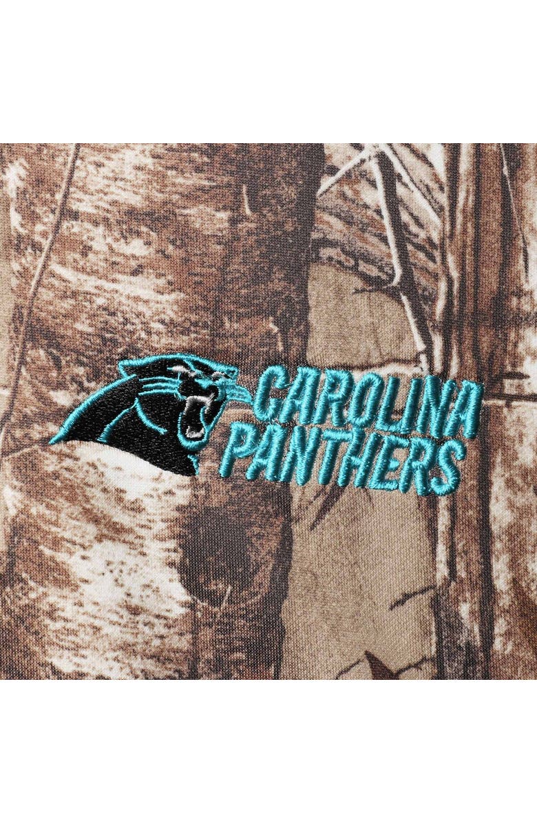 DUNBROOKE Men's Dunbrooke Realtree Camo Carolina Panthers Trophy Tech Fleece Full-Zip Hoodie, Alternate, color, 
