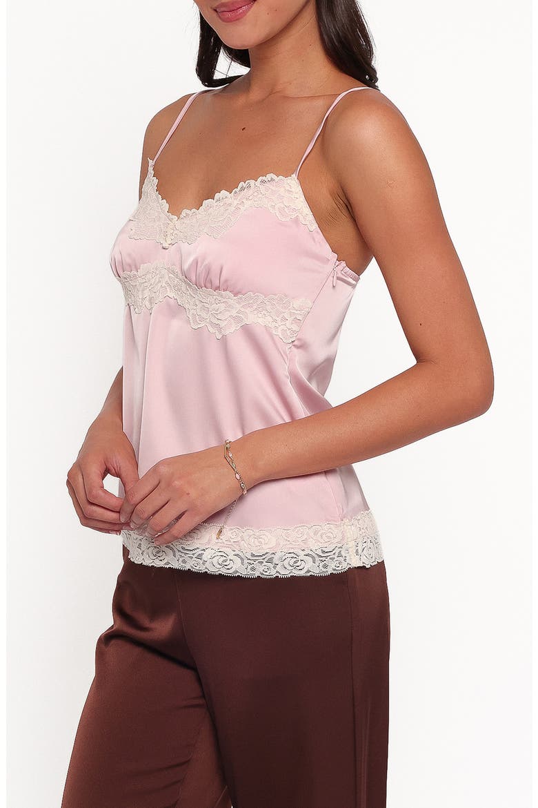 Raine Lace Satin Camisole, Alternate, color, PINK