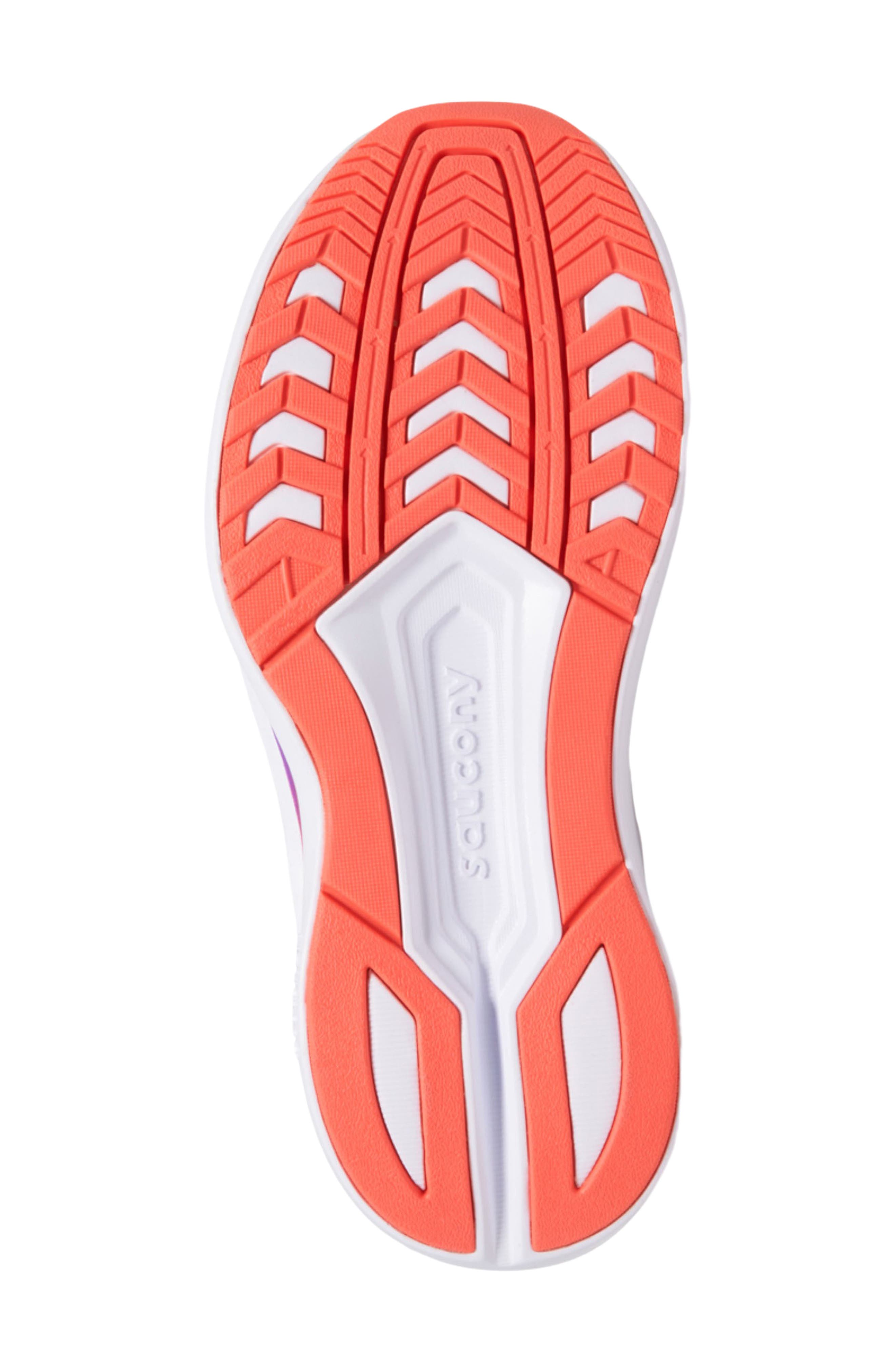 Saucony Endorphin KDZ Running Sneaker, Alternate, color, White/ Purple