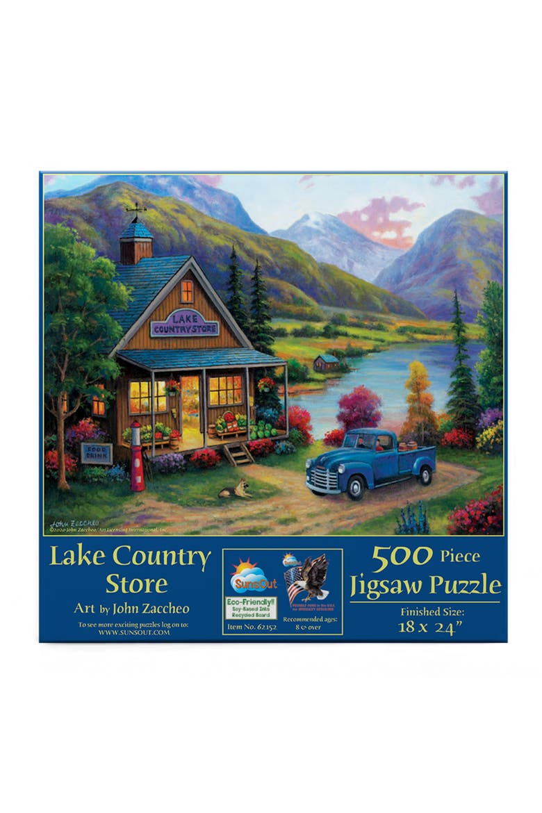 Lake Country Store 500 piece Jigsaw Puzzle for Adults, Alternate, color, Multicolor