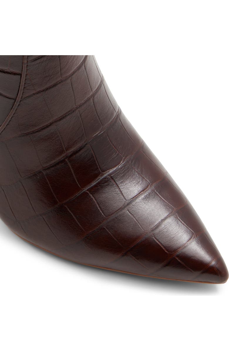 ALDO Cadigoder Pointed Toe Knee High Boot, Alternate, color, Dark Brown