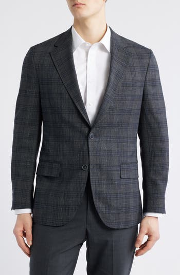Hyperlight Soft Micro Houndstooth Wool & Silk Blend Sport Coat