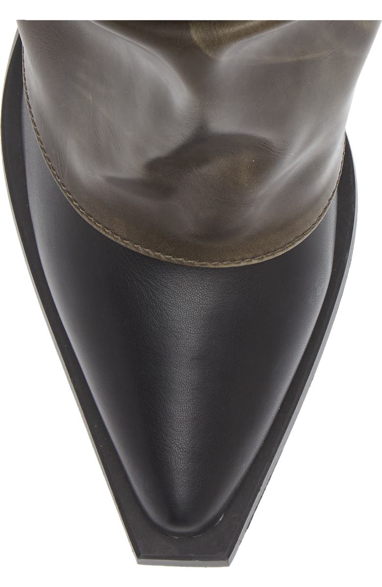 AZALEA WANG Larkyn Water Resistant Pointy Toe Bootie, Alternate, color,