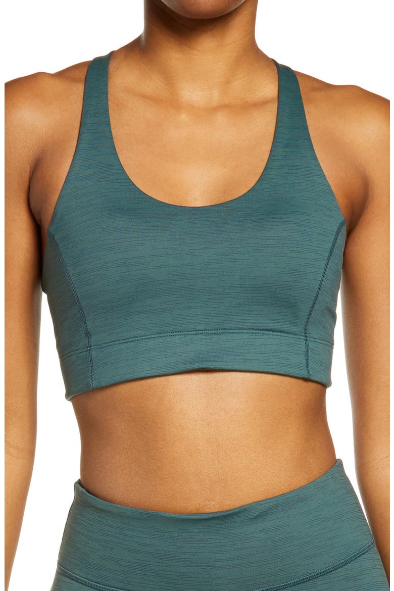 Doing Things Sports Bra, Main, color, EVERGREEN