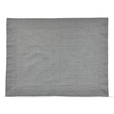 Threads Slub Light Gray Cotton Placemat for Everyday Use