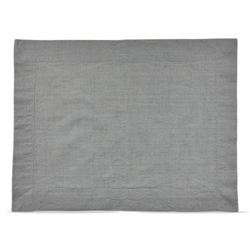 Tag Threads Slub Light Gray Cotton Placemat For Everyday Use In Gray