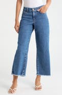 NYDJ Teresa Raw Hem Ankle Wide Leg Jeans