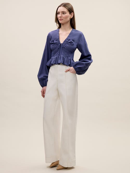 REBECCA TAYLOR REBECCA TAYLOR ALLEGRA STRIPE BLOUSE