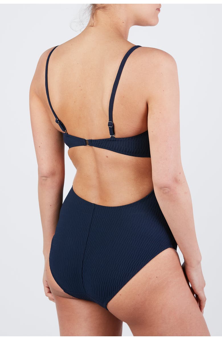 Cache Coeur Maternity swimsuit Bambou, Alternate, color, Navy