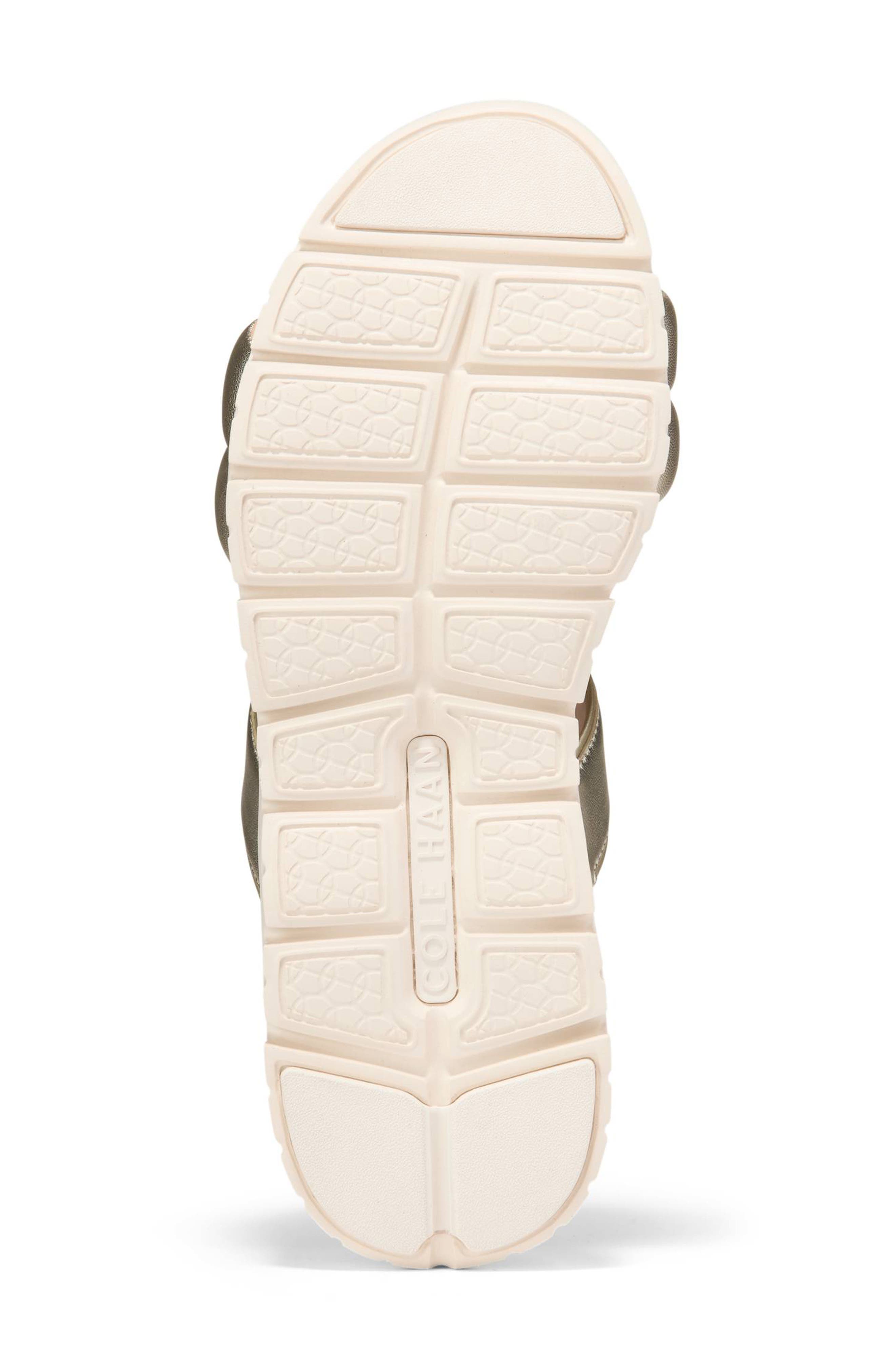 Cole Haan ZeroGrand Double Band Slide Sandal, Alternate, color, Soft Gold Talca/ Ivory