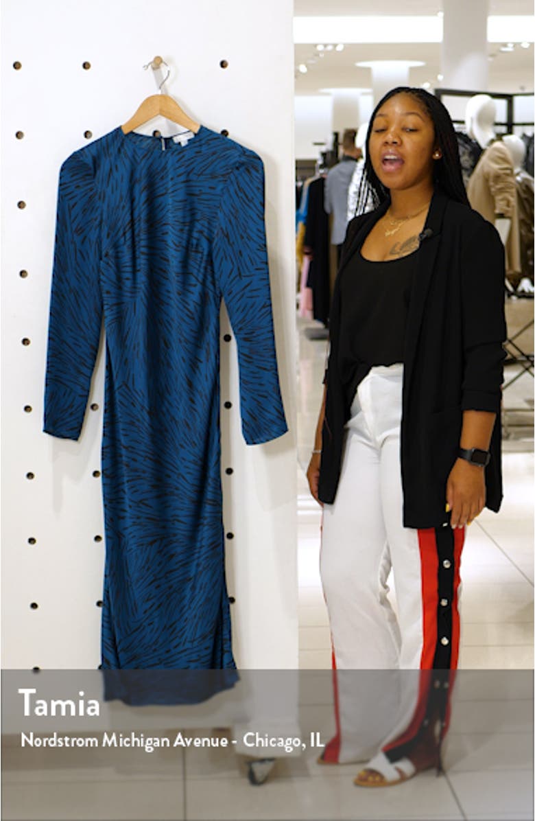 Bias Cut Side Slit Satin Dress, sales video thumbnail