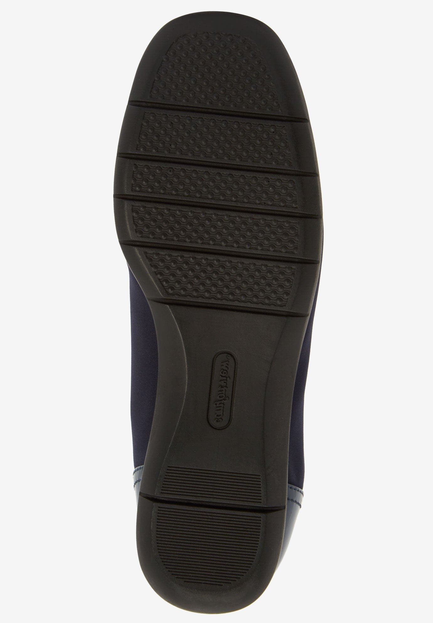The Lyra Slip On Flat, Alternate, color, NAVY