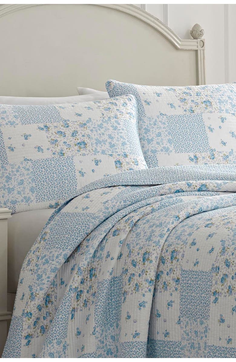 Laura Ashley Kenna King Quilt Set, Alternate, color,