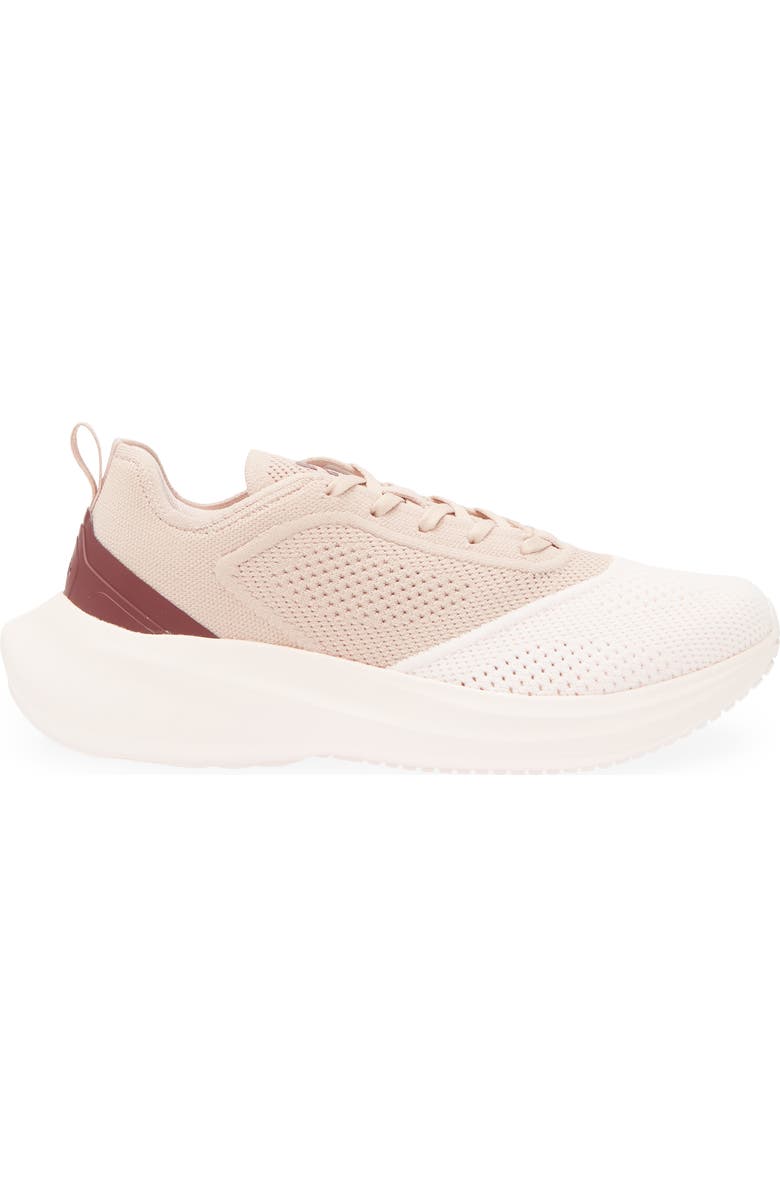 APL TechLoom Dream Running Shoe, Alternate, color, Creme / Rose Dust / Burgundy