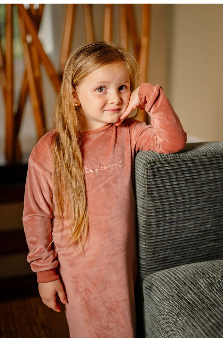 Pouf Stay Cozy Nightgown, Alternate, color, Rose