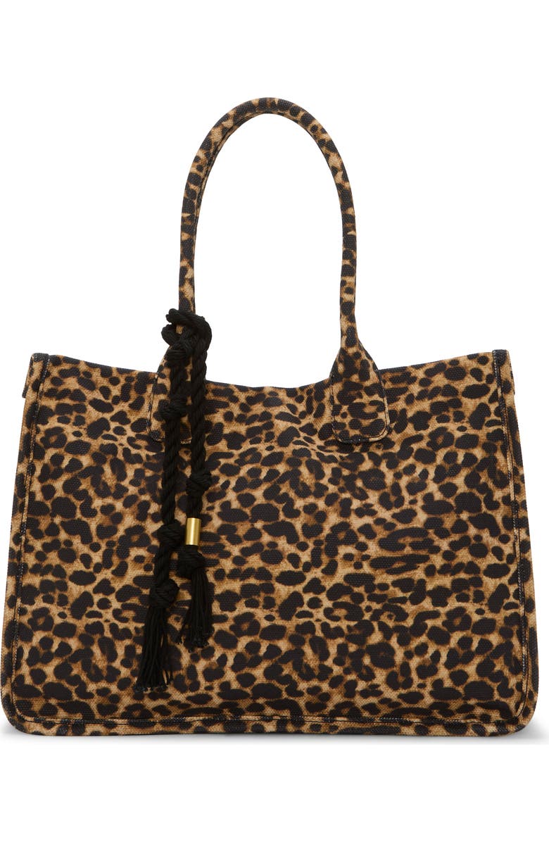 Vince Camuto Orla Canvas Tote, Main, color, Spice