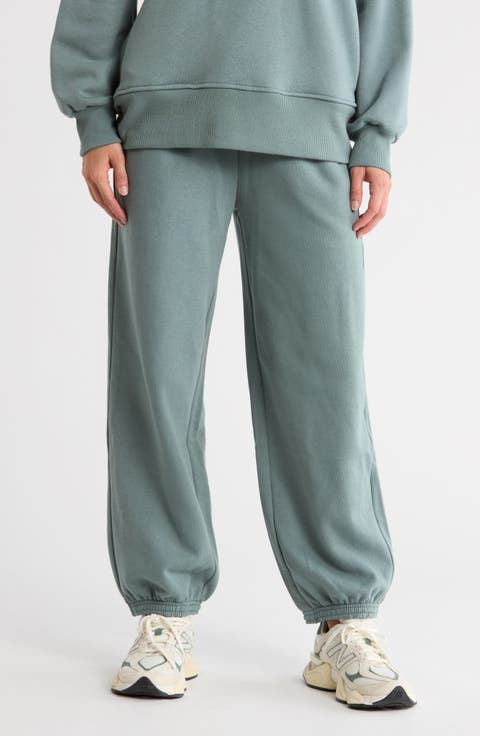 Feather Fleece Cinch Bottom Pants
