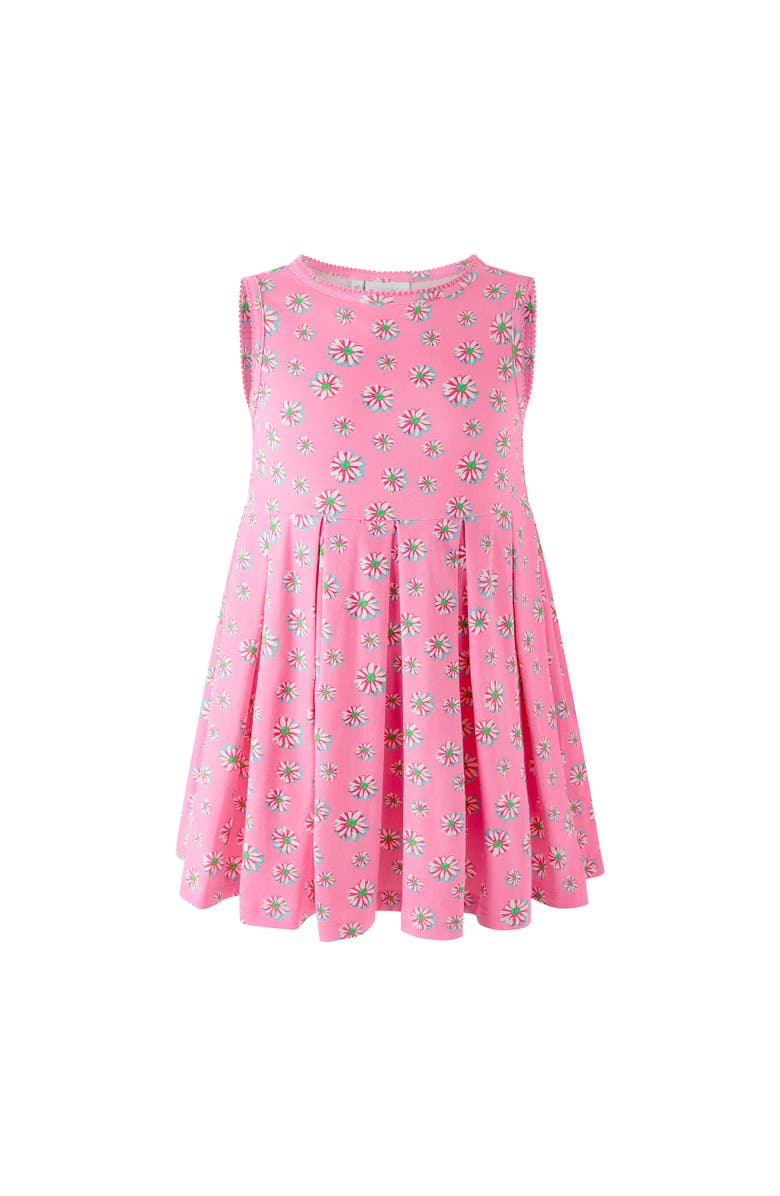 Rachel Riley Daisy Jersey Dress, Main, color, Pink