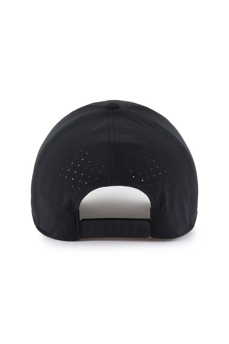 Men's '47  Black Pittsburgh Steelers Vent MVP Adjustable Hat, Alternate, color, Black