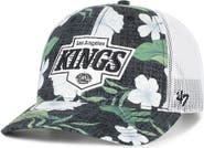 '47 Men's '47 Black/White Los Angeles Kings Beach Side Adjustable Trucker Hat