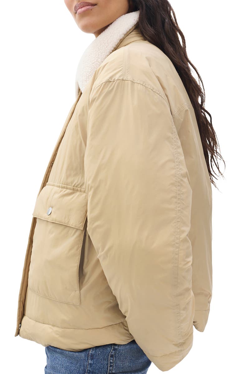 rag & bone Nonie Down Jacket, Alternate, color, Khaki