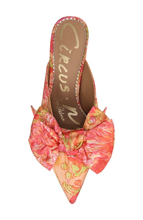 Circus Ny By Sam Edelman Fiona Mid-heel Bow Pumps In Apricot Haze Multi