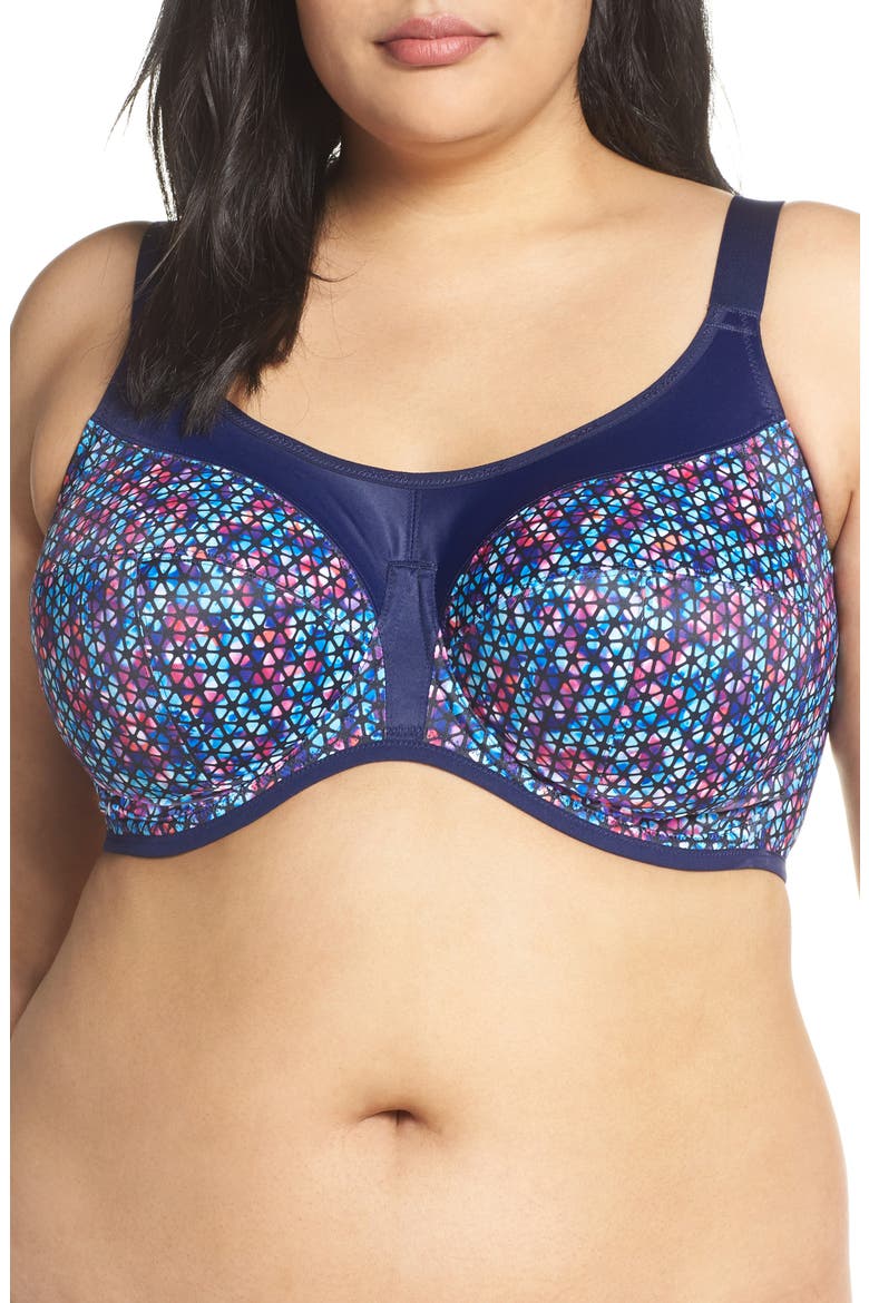 Underwire Sports Bra, Main, color, NEO GEO