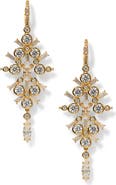Nadri Under the Sea Cubic Zirconia Kite Leverback Earrings