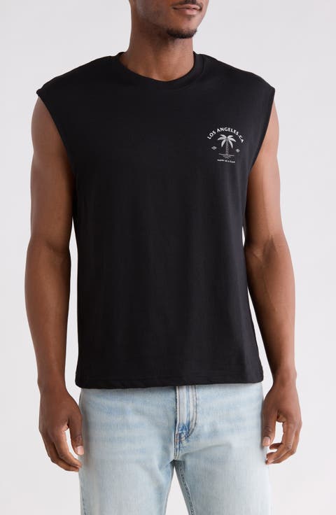 LA Beach Club Graphic Muscle Tank