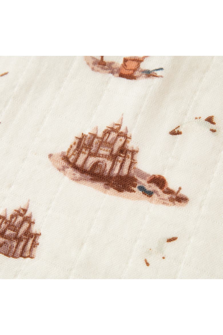 Organic Cotton Swaddle, Alternate, color, Sandcastle