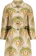 Maison Common Jacquard Long Jacket With Embroidery