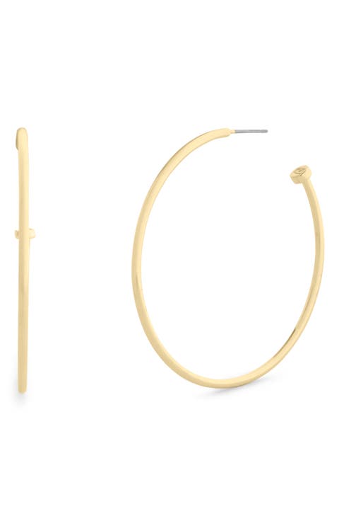 Large Core Hoop Earrings