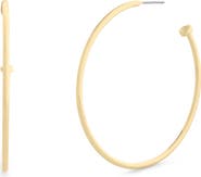 COACH Large Core Hoop Earrings