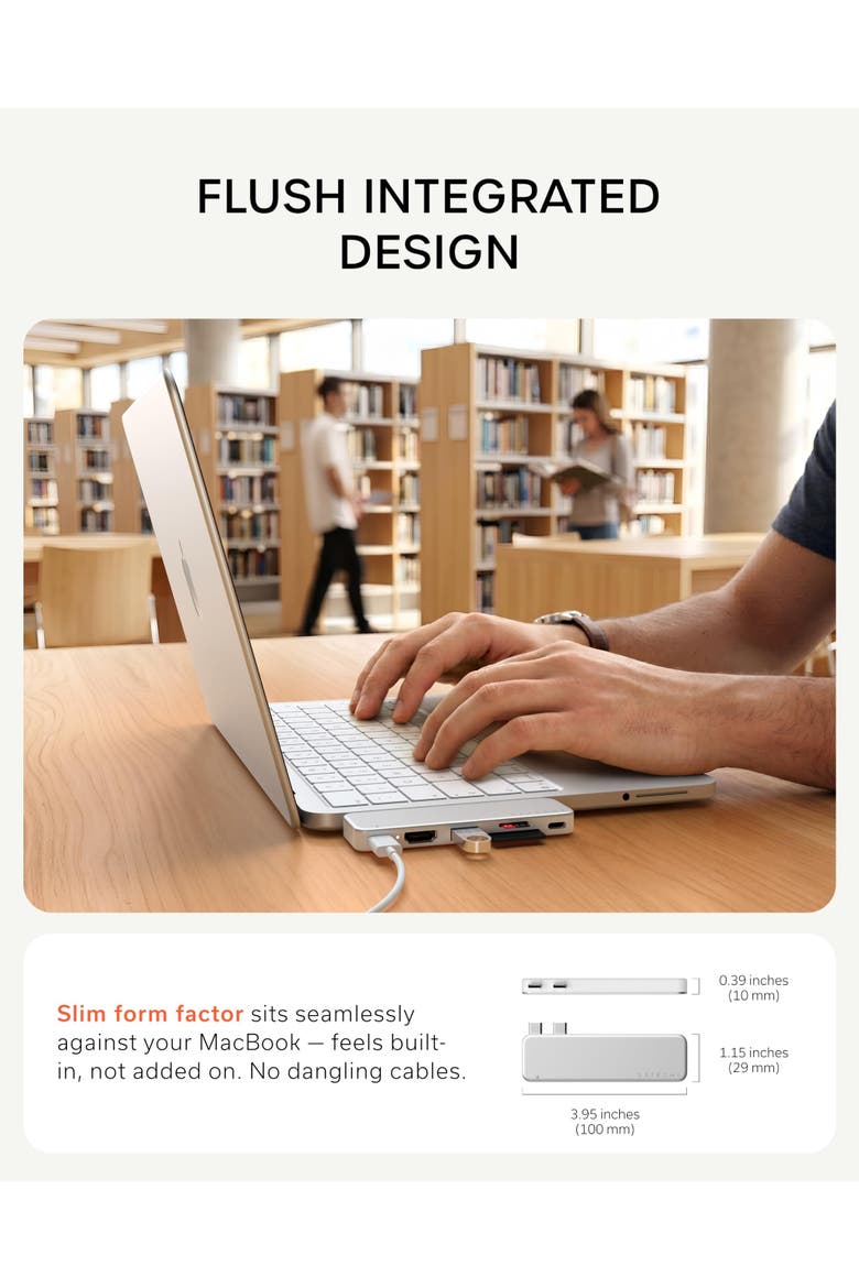 USB-C Snap Hub for MacBook Neo, Alternate, color, Silver