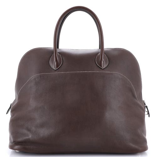 Pre-owned Hermes Hermes Bolide Bag Sikkim Relax 45 In Brown