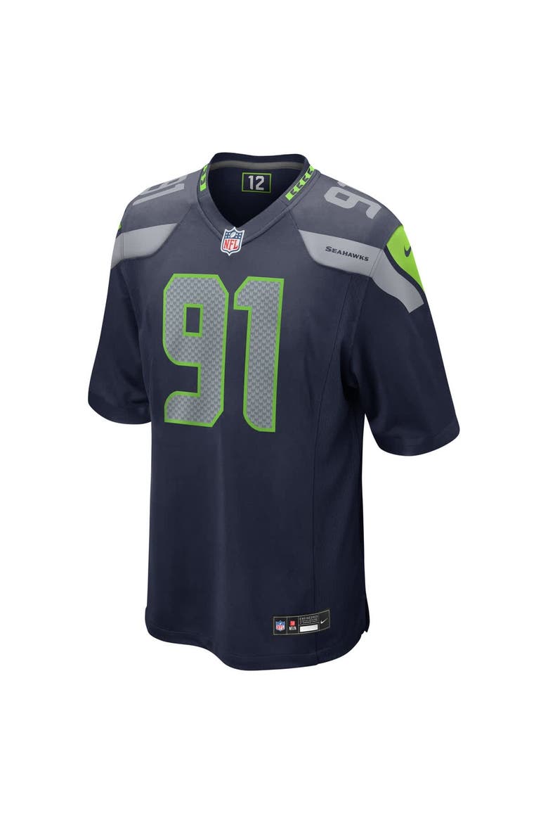 Men's Nike Byron Murphy II College Navy Seattle Seahawks  Player Game Jersey, Alternate, color, Navy