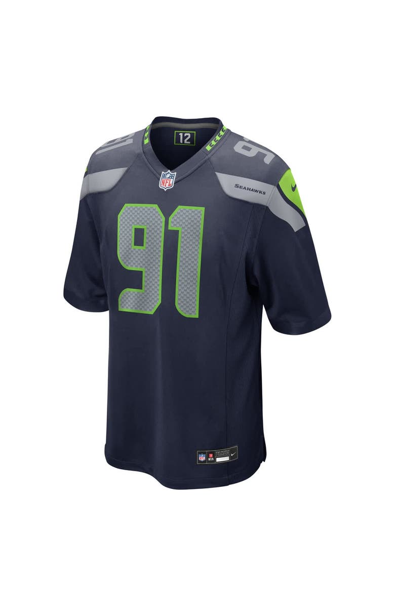 Nike Men's Nike Byron Murphy II College Navy Seattle Seahawks Player Game Jersey, Alternate, color, Navy