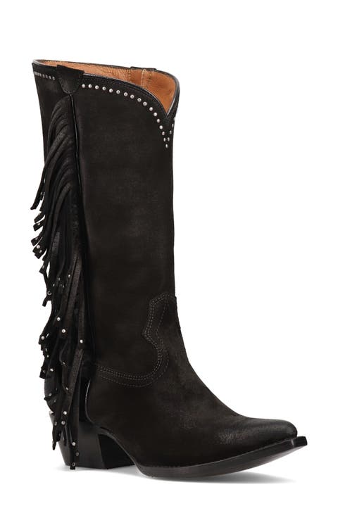 Sacha Fringe Knee High Boot (Women)