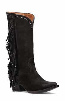 Frye Sacha Fringe Knee High Boot