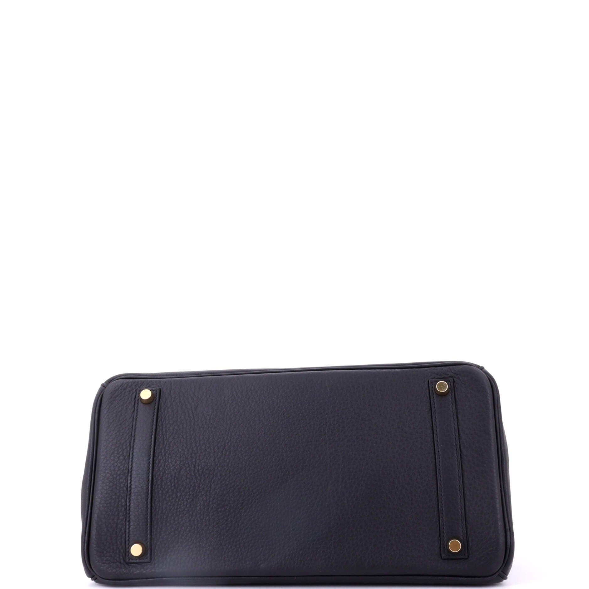 Pre-Owned Hermes Birkin Handbag Black Togo with Gold Hardware 35, Alternate, color, 