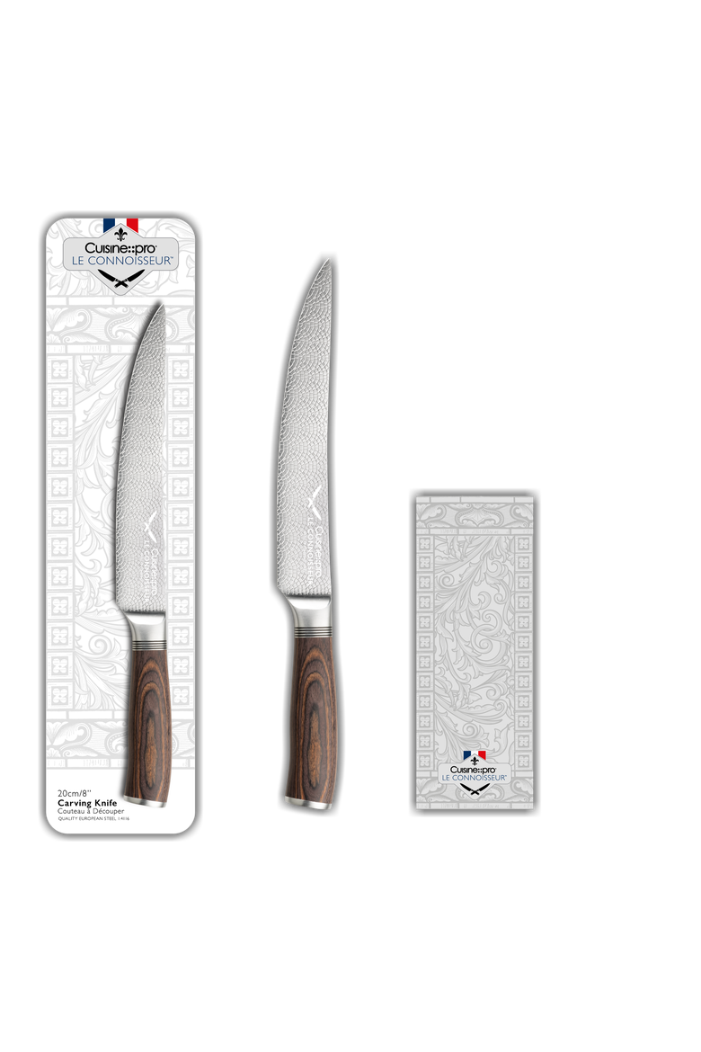 LE CONNOISSEUR™ 8in Carving Knife, Alternate, color, Silver