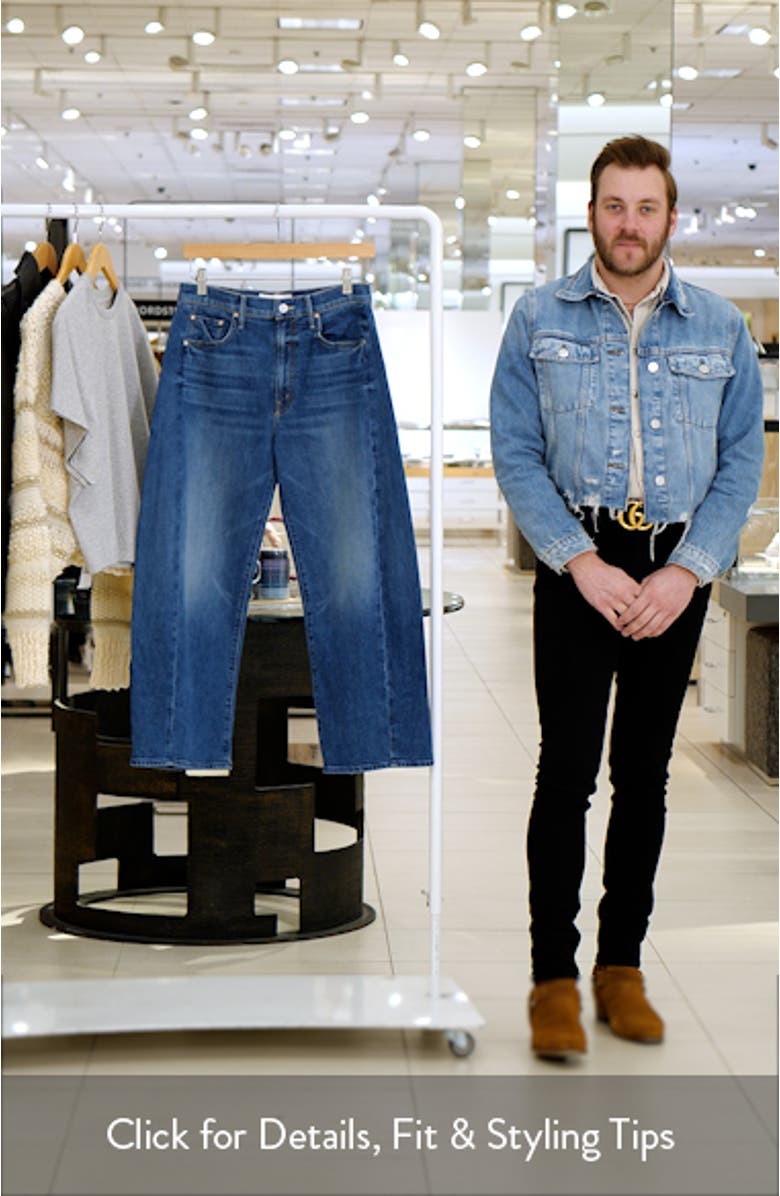 The Full Pipe Flood High Waist Barrel Leg Jeans, sales video thumbnail