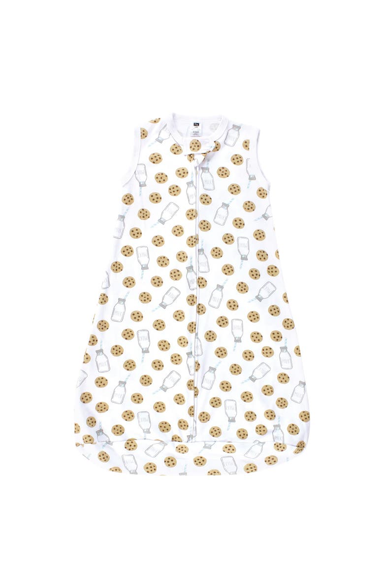 Hudson Baby Cotton Long Sleeve Wearable Sleeping Bag, Sack, Blanket, Alternate, color, Mint Milk Cookies Sleeveless