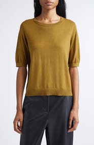 MM by Max Mara Musette Silk & Cotton Sweater
