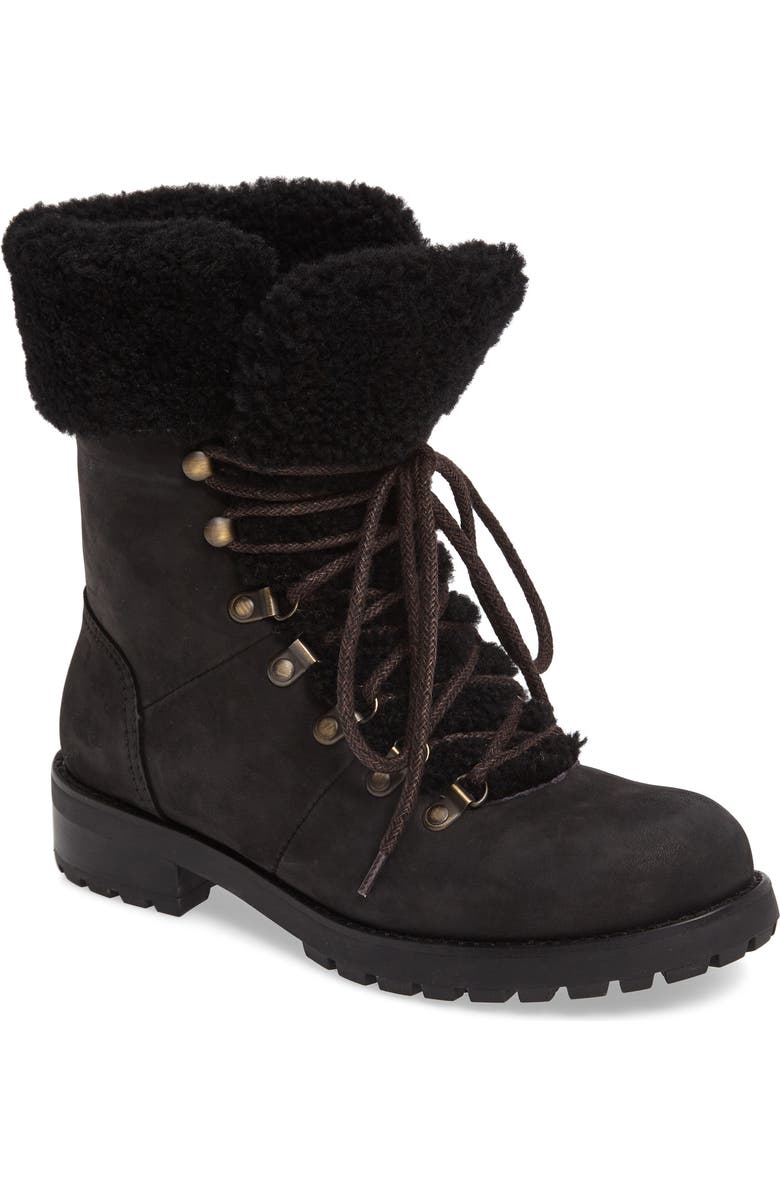 UGG<sup>®</sup> Fraser Genuine Shearling Water Resistant Boot, Main, color,