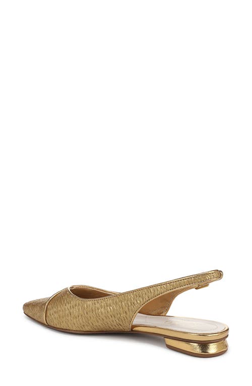 Franco Sarto Raena Slingback Flat In Gold