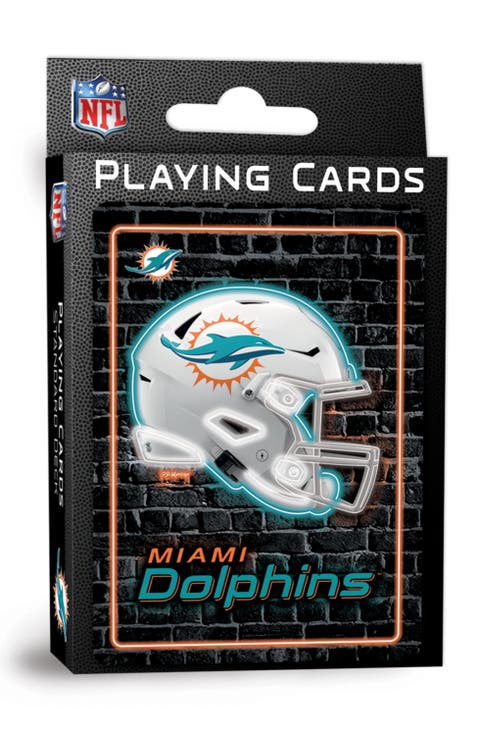 Miami Dolphins Neon Playing Cards