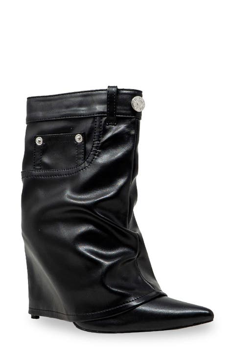 Adonis Foldover Ankle Bootie (Women)