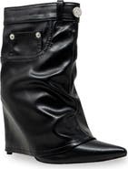 CHASE AND CHLOE Adonis Foldover Ankle Bootie